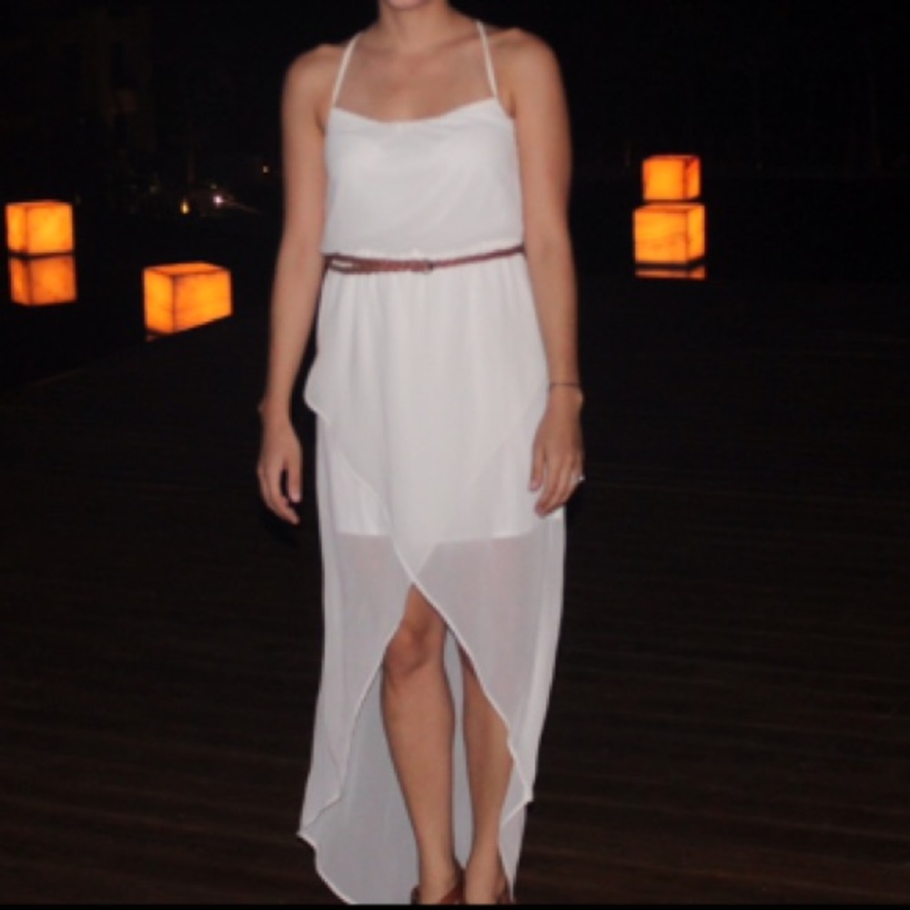 Zara White Maxi Dress